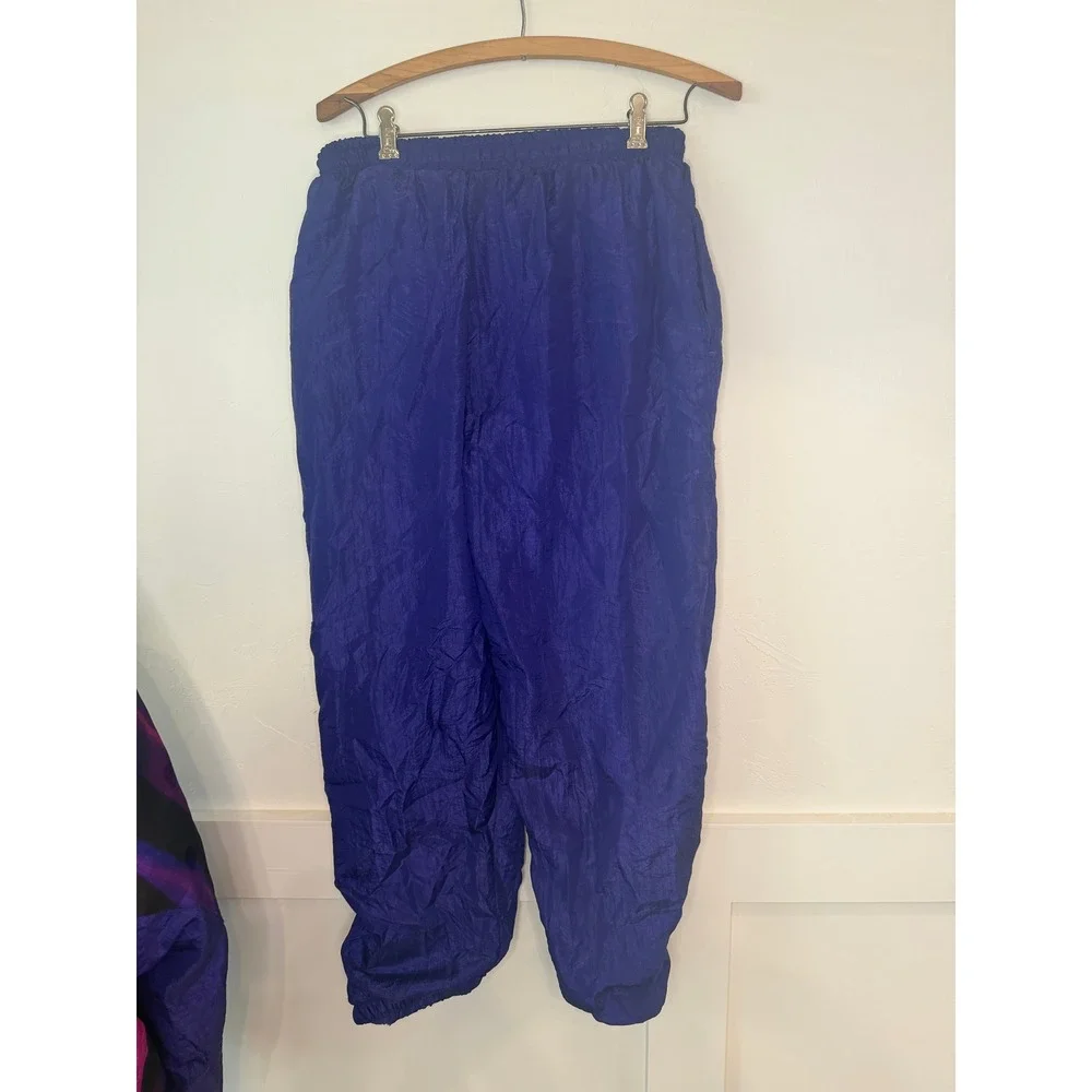 Vintage Nouveau Monde Sport PL Tracksuit Windbreaker Pant Set 80s 90s Colorblock